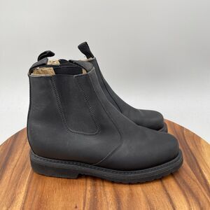Boulet Boots Womans Size 8 C Black Leather Made in Canada Casual Comfort